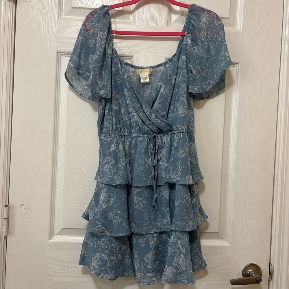 Altar'd State Blue Floral Dress